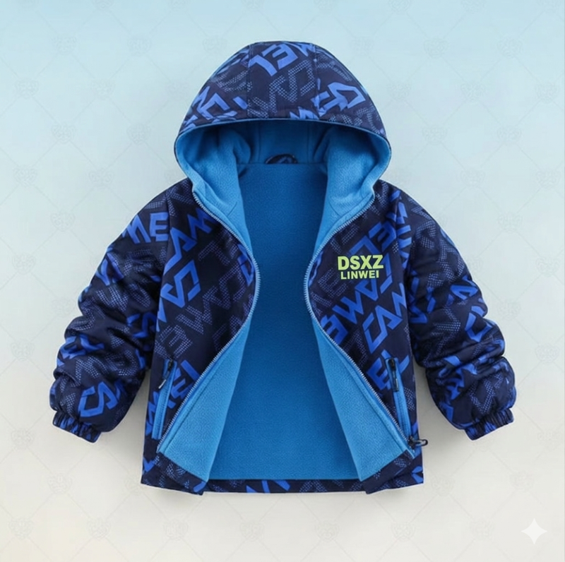 Reversible Kids Jacket – Waterproof & Windproof – Lightweight Jacket