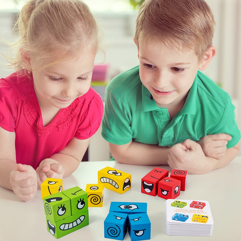 Woods™ | Thinking Training for Children - Expression Block Puzzle