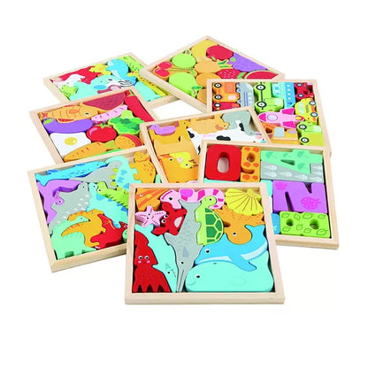 Woods™ - Which shapes fit in the list? - Shapes puzzle (2+1 FREE)