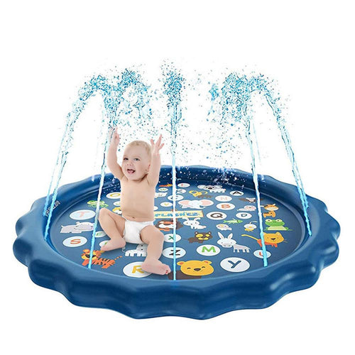 Kids Water Mat | Splash Play | Summer Activity Unisex Design Cotton