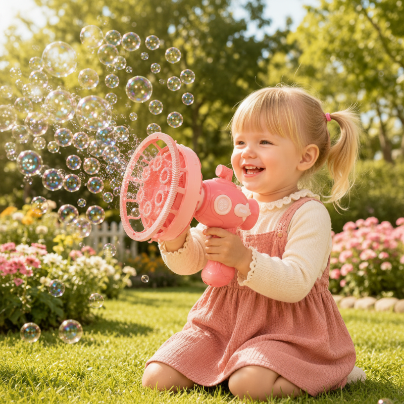 HappyBubbles – Playfully & Safely – Bubble Gun for Children