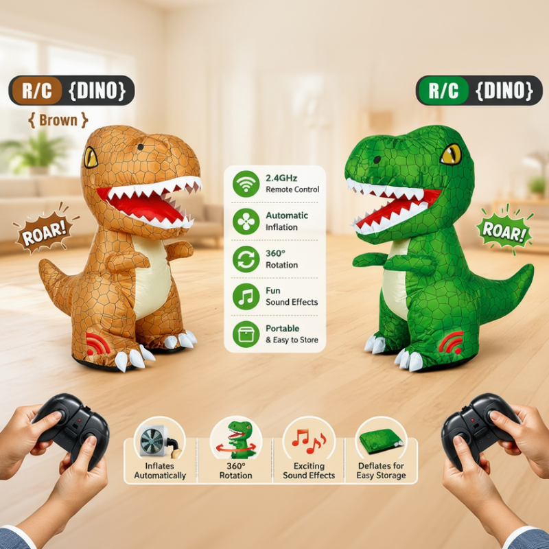 Inflatable Tyrannosaurus Rex – Active & Educational – Inflatable RC Dino