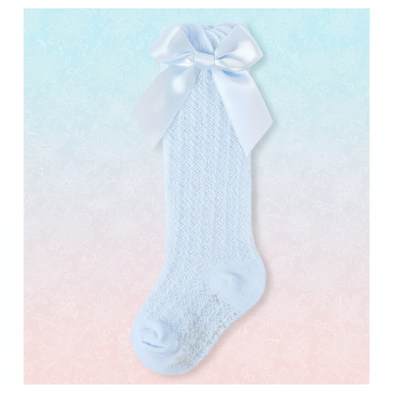 LittleCharm – Soft & Stylish – Girls' Knee Socks with Bow