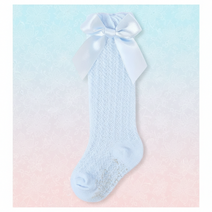 LittleCharm – Soft & Stylish – Girls' Knee Socks with Bow