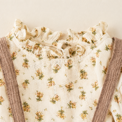 SweetPea – Baby Girls Outfit With Ruffle And Floral Print