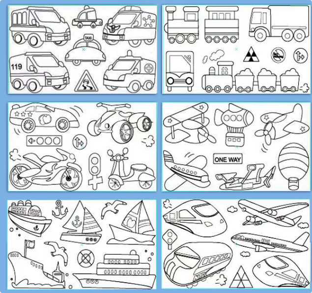 ColoringPaper™ - Unleash your little one's creativity! - XXL Coloring Page