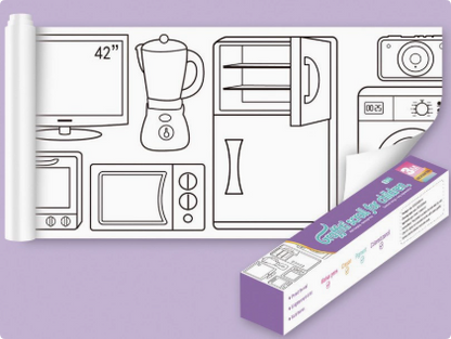 ColoringPaper™ - Unleash your little one's creativity! - XXL Coloring Page
