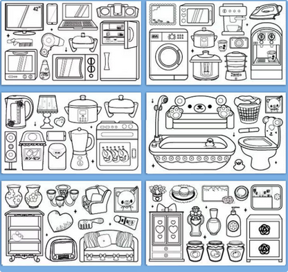 ColoringPaper™ - Unleash your little one's creativity! - XXL Coloring Page