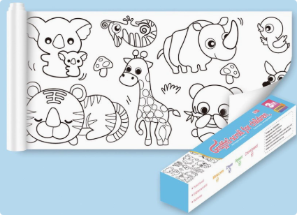 ColoringPaper™ - Unleash your little one's creativity! - XXL Coloring Page
