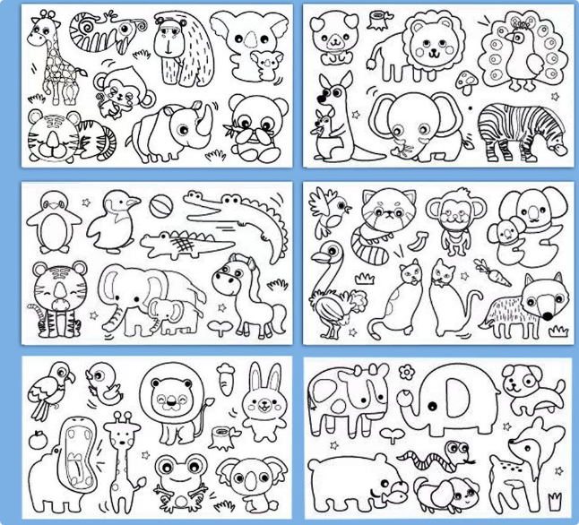ColoringPaper™ - Unleash your little one's creativity! - XXL Coloring Page