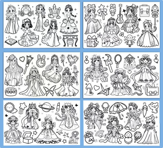 ColoringPaper™ - Unleash your little one's creativity! - XXL Coloring Page