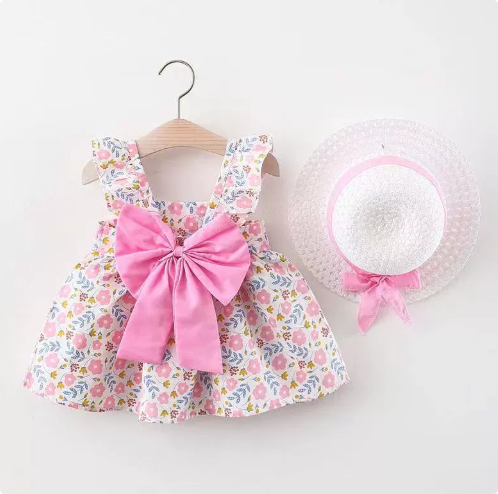 Mini Fashion™ – Sweet & Summery – Fruit Dress (incl. FREE straw hat)
