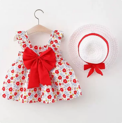 Mini Fashion™ – Sweet & Summery – Fruit Dress (incl. FREE straw hat)