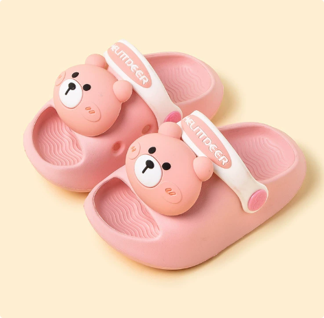 Mini Fashion – Cheerful & Safe – Polka Beach Slippers