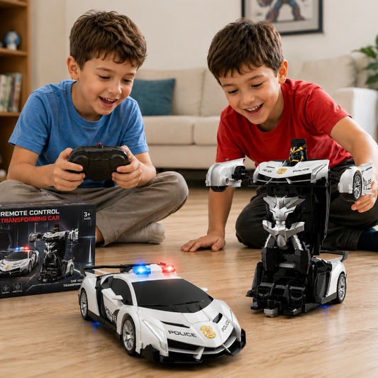 Kids Transforming Toy | RC Car to Robot | Educational Soft Fabric