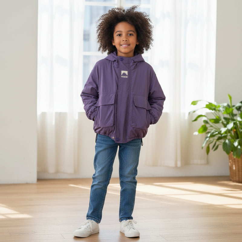 LiloWear – Windproof & Water-Repellent – Children's Wind Jacket with Hood