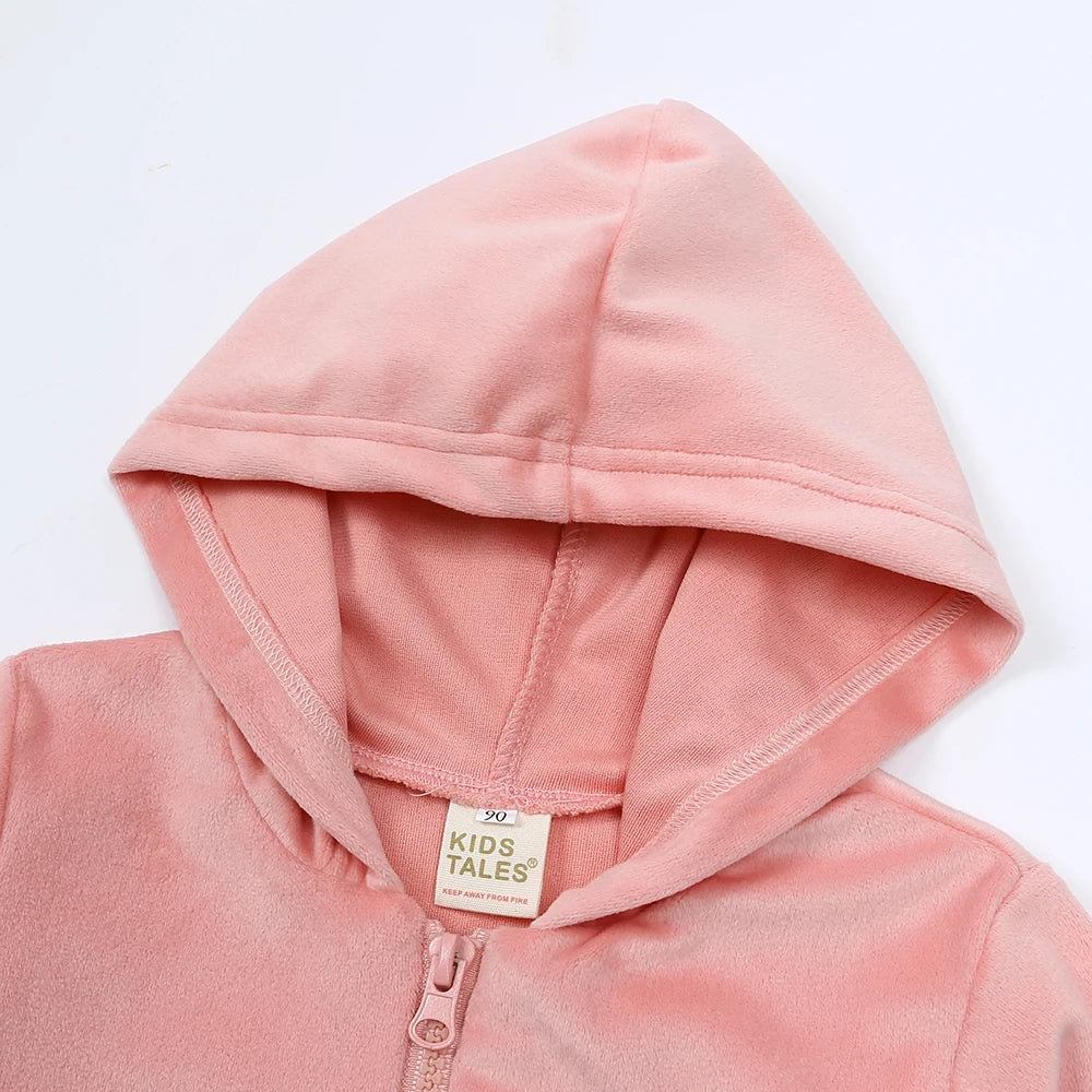 Kids Tales – Warm & Comfortable – Velvet Tracksuit for Children