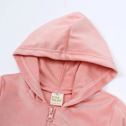 Kids Tales – Warm & Comfortable – Velvet Tracksuit for Children