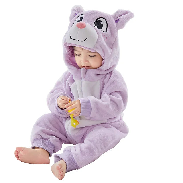 Mini Fashion - Sustainable & Washable - Animal Romper Onesie (0-24 months)