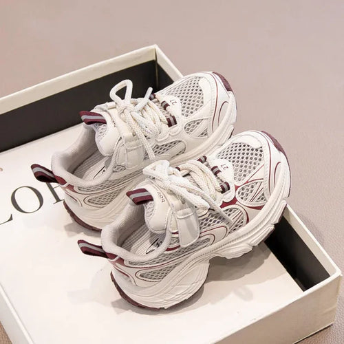 Mini Fashion – Breathable & Lightweight – Bordeaux Kids' Sneakers