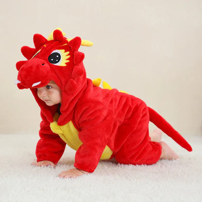 Mini Fashion - Sustainable & Washable - Animal Romper Onesie (0-24 months)