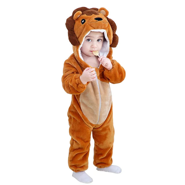Mini Fashion - Sustainable & Washable - Animal Romper Onesie (0-24 months)