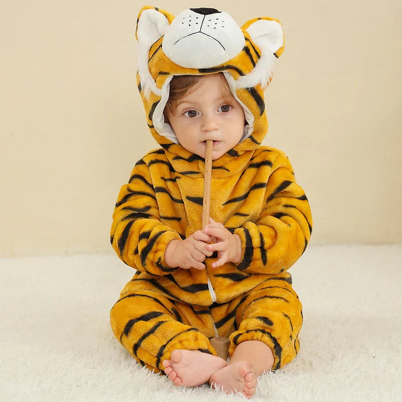 Mini Fashion - Sustainable & Washable - Animal Romper Onesie (0-24 months)