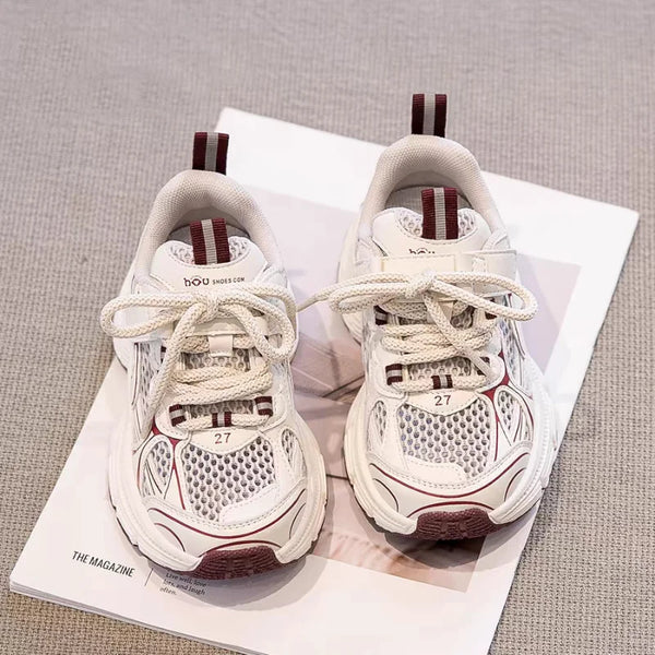 Mini Fashion – Breathable & Lightweight – Bordeaux Kids' Sneakers