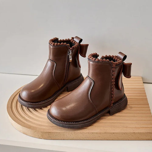 Mini Fashion – Comfort & Style – Leather Ankle Boots