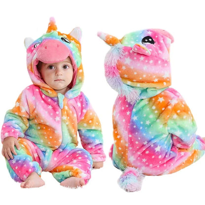 Mini Fashion - Sustainable & Washable - Animal Romper Onesie (0-24 months)