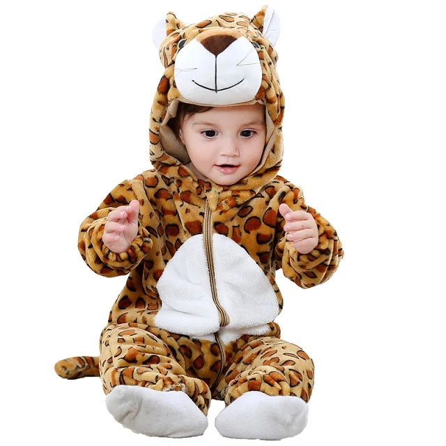 Mini Fashion - Sustainable & Washable - Animal Romper Onesie (0-24 months)
