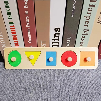 Woods™ - Toddler Puzzle Fun - Geometric Montessori Shapes Puzzle