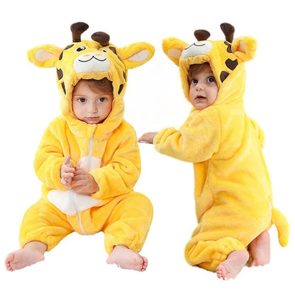 Mini Fashion - Sustainable & Washable - Animal Romper Onesie (0-24 months)