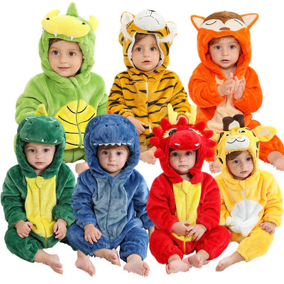 Mini Fashion - Sustainable & Washable - Animal Romper Onesie (0-24 months)