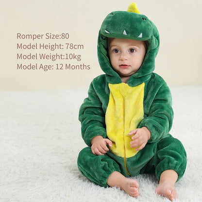 Mini Fashion - Sustainable & Washable - Animal Romper Onesie (0-24 months)