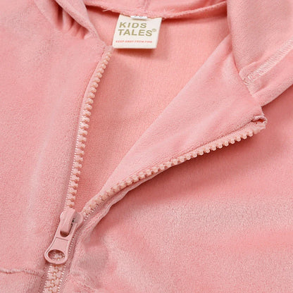 Kids Tales – Warm & Comfortable – Velvet Tracksuit for Children