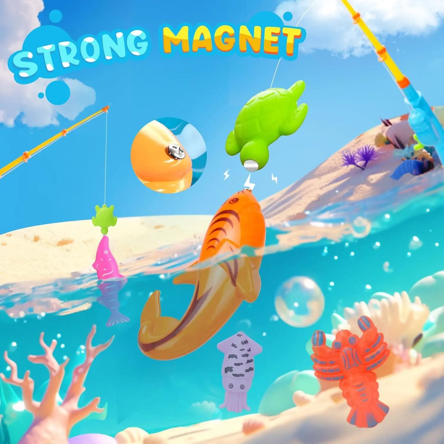 Fishing Game – Learn & Discover – Magnetic Fishing Game