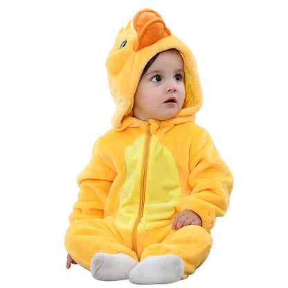 Mini Fashion - Sustainable & Washable - Animal Romper Onesie (0-24 months)