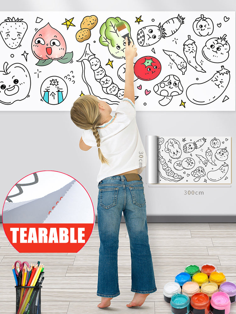 ColoringPaper™ - Unleash your little one's creativity! - XXL Coloring Page