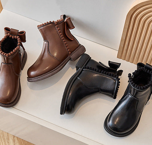 Mini Fashion – Comfort & Style – Leather Ankle Boots