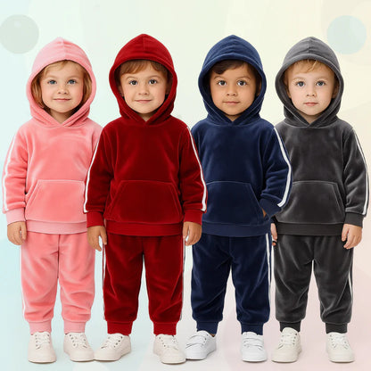 Kids Tales – Warm & Comfortable – Velvet Tracksuit for Children