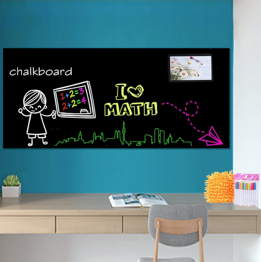 Kids Chalkboard Wall Sticker | Removable | Reusable Unisex Design