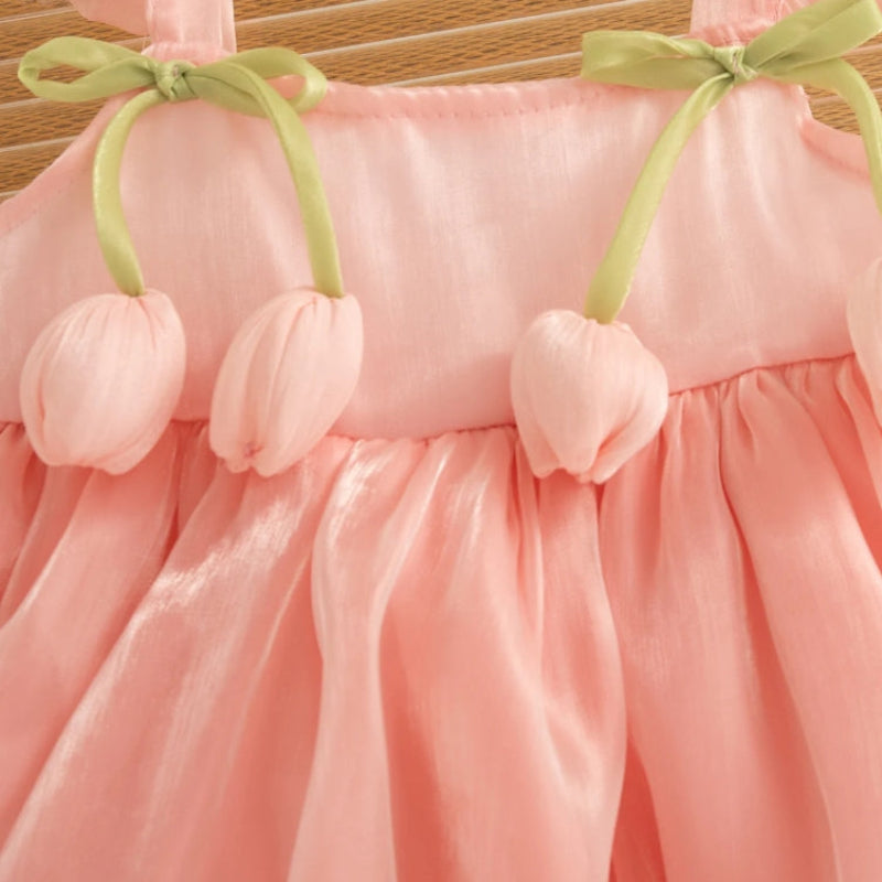 Tulip Mesh Dress – Elegant & Comfort – Kids Dress