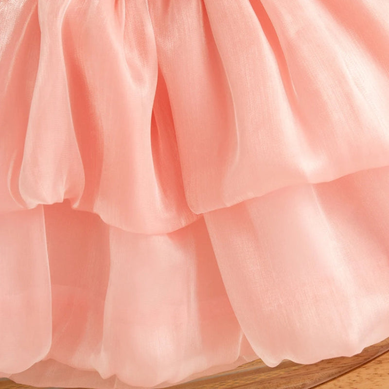 Tulip Mesh Dress – Elegant & Comfort – Kids Dress