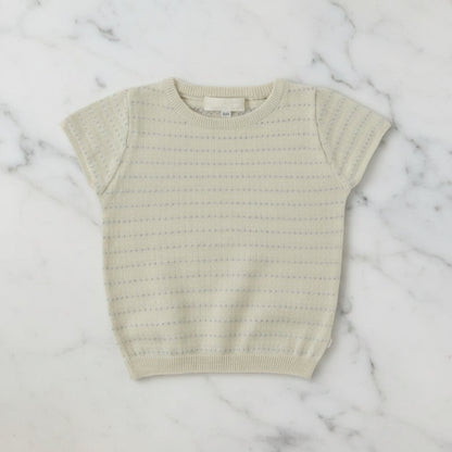 Bella Knit Top & Skirt – Light & Airy – Knitted Children's Summer Set