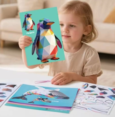 3D Sticker Puzzle – Creative & Educational – Geometric 3D Puzzle