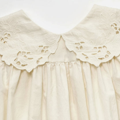 Sleeveless Dress – Elegant & Comfortable – Lace Collar Dress