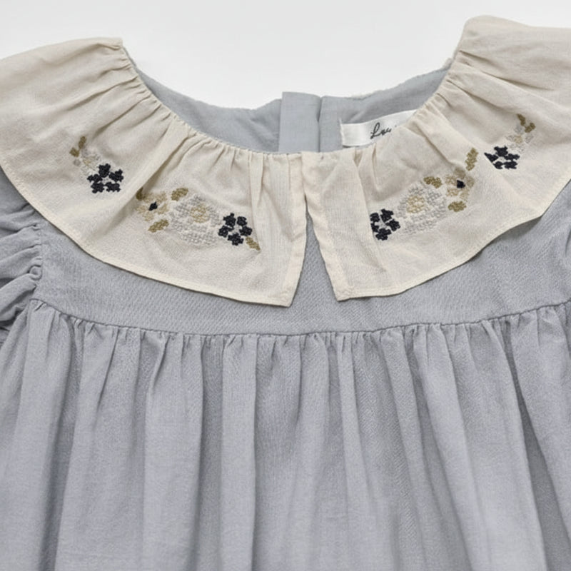 Princess Dress – Stylish & Comfortable – Dress with Embroidered Collar