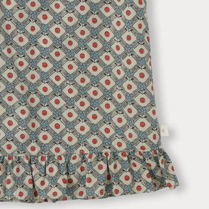 Matching Set – Comfortable & Daisy Print – Bloomer, Skirt & Blouse