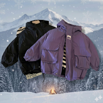 LiloWear – Windproof & Water-Repellent – Children's Wind Jacket with Hood